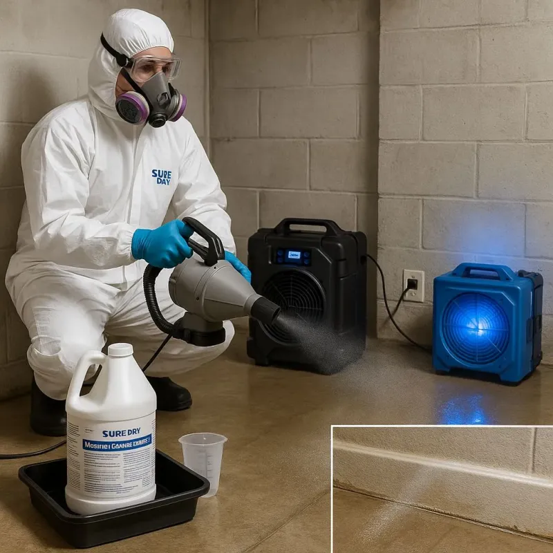 Sanitization and Odor Removal process in Piedmont, CA